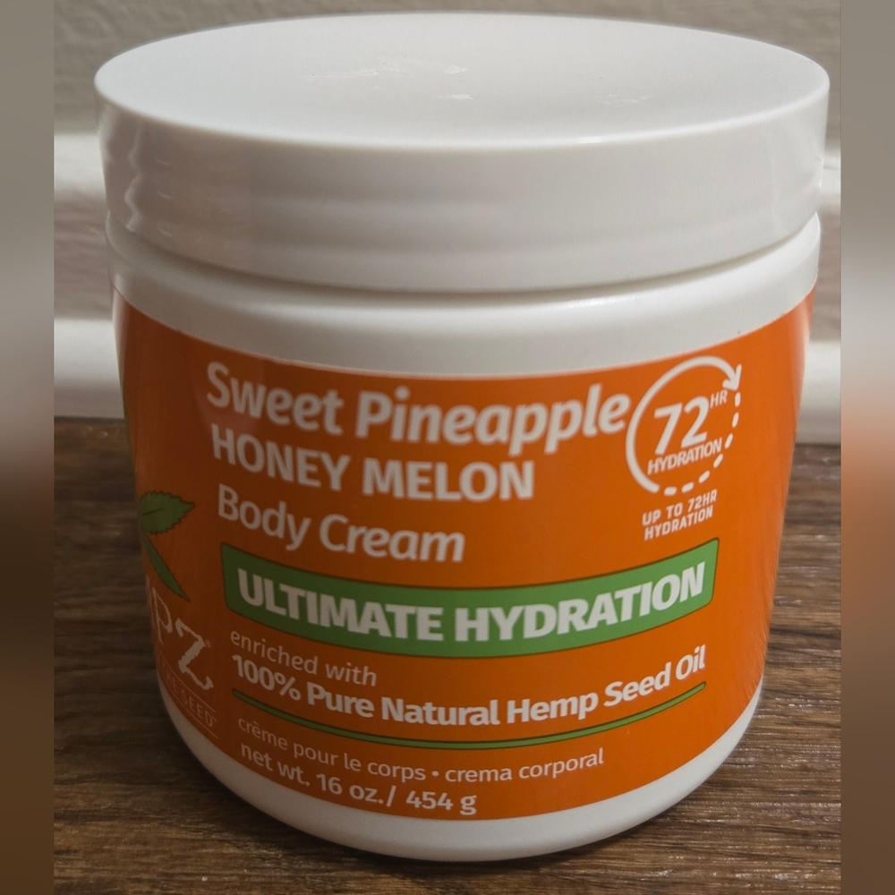 HEPMZ Sweet Pineapple Honey Melon Ultimate Hydration Body Cream 16oz New Sealed